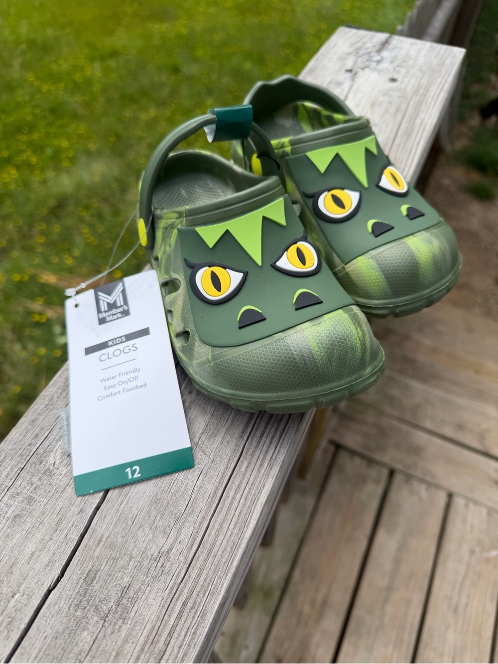 Member’s Mark Kids Monster Clogs | Size 12 | NWT